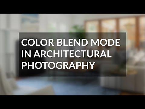 Photoshop Color Blend Mode for Architecture Photography