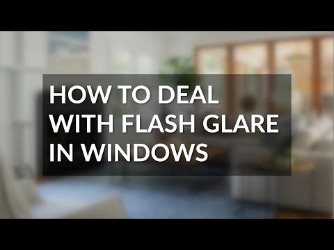 How To Handle Flash Glare In Windows for Real Estate Photography