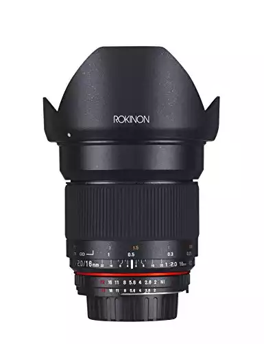 Rokinon 16MAF-N 16mm f/2.0