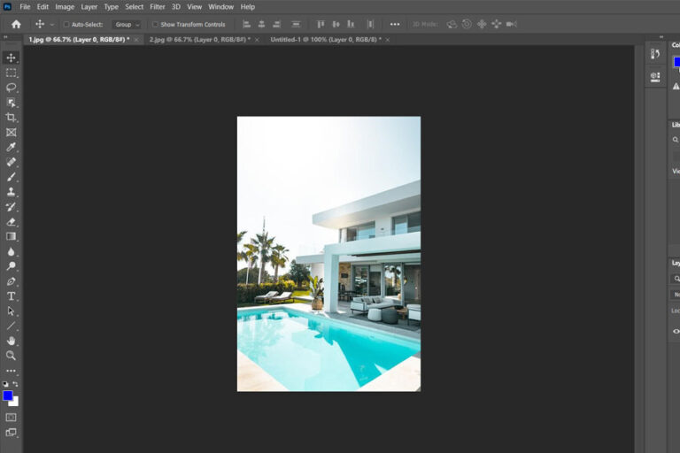 Comment mettre deux photos côte à côte dans PFRE