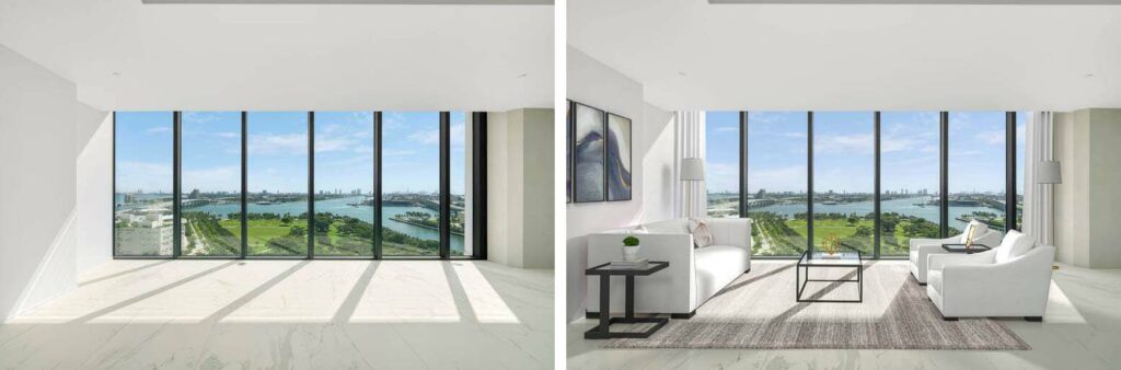 Before & After Virtual Staging