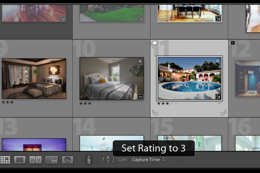 Using star ratings after flagging an image in Lightroom